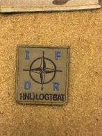 5x5 borstembleem IFOR, Verzamelen, Verzenden, Landmacht, Nederland, Embleem of Badge