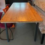 Vintage houten tafel, Ophalen, Zo goed als nieuw