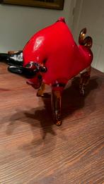 Glazen Stier - 50cm Hoog - Nieuwstaat 175 e, Ophalen of Verzenden