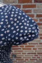blauwe top met witte stippels Esprit S, Kleding | Dames, Tops, Blauw, Ophalen of Verzenden, Zo goed als nieuw, Korte mouw