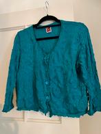 Zomers turquoise vestje/bloesje Aventures des Toiles 44, Kleding | Dames, Ophalen of Verzenden, Zo goed als nieuw, Maat 42/44 (L)