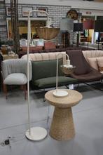 Vloerlamp + tafellamp BAYLIE beige / bruin Light & Living, Ophalen, Zo goed als nieuw, Glas, 150 tot 200 cm