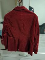 Rode velvet blazer - Maat M, Kleding | Dames, Maat 38/40 (M), Ophalen of Verzenden, Zo goed als nieuw, Jasje