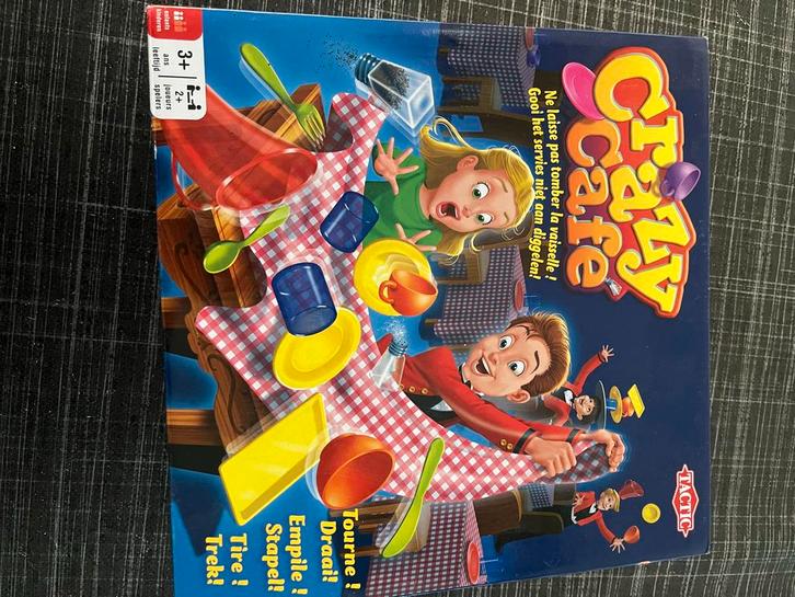Crazy Café Spel - Gooi het servies eraf!, Kinderen en Baby's, Speelgoed | Buiten | Speeltoestellen, Zo goed als nieuw, Overige typen