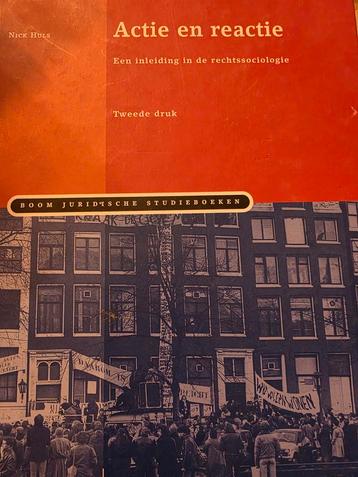 Actie en Reactie - Inleiding Rechtssociologie (Nick Huls) beschikbaar voor biedingen
