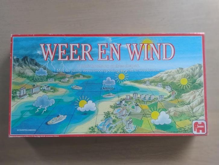 Weer en Wind (bordspel), Hobby en Vrije tijd, Gezelschapsspellen | Bordspellen, Gebruikt, Een of twee spelers, Drie of vier spelers
