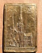 koperen plaat Latoen Eindhoven st Catharinakerk, Antiek en Kunst, Ophalen, Koper