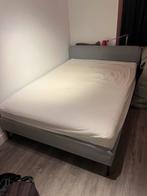 Ikea SLATTUM Bed + VAGSTRANDA Matras 140x200, Huis en Inrichting, Slaapkamer | Bedden, Ophalen, Gebruikt, 140 cm, Twijfelaar