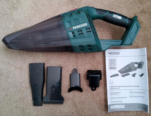 PARKSIDE ACCU-HANDSTOFZUIGER
Be:// PHSSA 20-Li A1, Witgoed en Apparatuur, Stofzuigers, Zo goed als nieuw, Kruimeldief, Minder dan 1200 watt