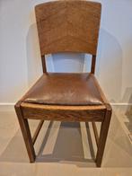 eikenhouten stoel, Gebruikt, Bruin, Ophalen of Verzenden, Eén