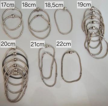 Schitterende originele Pandora armbanden (zilver)  beschikbaar voor biedingen