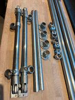 Steigerpijp en koppel stukken, Doe-het-zelf en Verbouw, Steigers, Ophalen, Gebruikt, Overige typen, Minder dan 2 meter