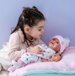 Llorens babypop soft body baby pop m slaapogen geluid speen, Nieuw, Ophalen of Verzenden, Babypop, .