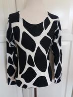 Dunne Trui Zwart Wit Koeienprint ook in bruin  XS 34 (Jool ), Verzenden, Zo goed als nieuw, Maat 34 (XS) of kleiner, Zwart