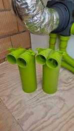 2x Ubbink Air Excellent 23c ventilatieadapter 125, Doe-het-zelf en Verbouw, Ventilatie en Afzuiging, Ophalen of Verzenden, Nieuw