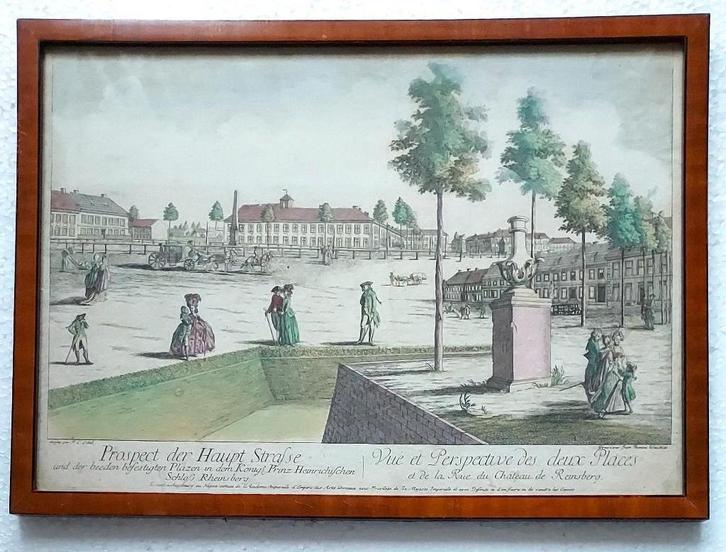 gravure Jean Benoit Winckler (1727-1797) Koper Gravure, Antiek en Kunst, Kunst | Etsen en Gravures, Ophalen of Verzenden