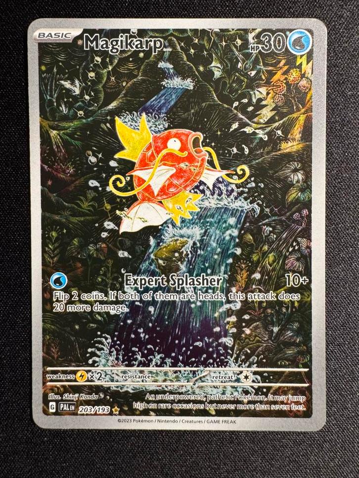 Magikarp 203– Paldea Evolved Pokémon kaart, Hobby en Vrije tijd, Verzamelkaartspellen | Pokémon, Zo goed als nieuw, Ophalen of Verzenden