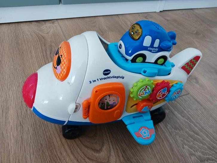 Vtech toet toet groot vliegtuig, evt met vliegveld, Kinderen en Baby's, Speelgoed | Vtech, Zo goed als nieuw, 6 maanden tot 2 jaar