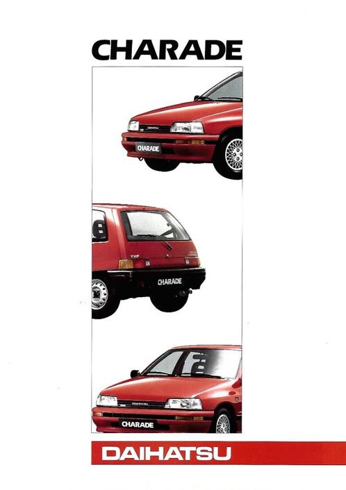 Folder Daihatsu Charade 1991, Boeken, Auto's | Folders en Tijdschriften, Gelezen, Overige merken, Ophalen of Verzenden