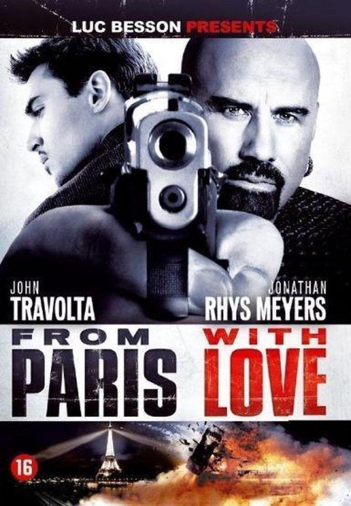 From Paris with Love, Luc Besson Film met John Travolta, Cd's en Dvd's, Dvd's | Actie, Zo goed als nieuw, Actie, Vanaf 16 jaar
