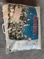 4 seizoenendekbed + lakens 120x150 katoen, Eenpersoons, Wit, Dekbedovertrek, Ophalen of Verzenden