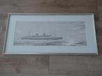 holland america line ss nieuw amsterdam, Ophalen, Zo goed als nieuw, Motorboot, Kaart, Foto of Prent