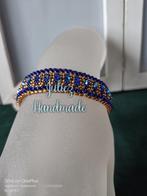 Prachtige unieke armband Miyuki kralen Juliez Handmade, Met kristal, Overige materialen, Blauw, Nieuw