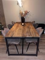 Eetkamer tafel mangohout, Huis en Inrichting, Tafels | Eettafels, Ophalen, 200 cm of meer, 50 tot 100 cm, Zo goed als nieuw