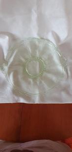 Uranium Glas Schaal - Eind 1800, Ophalen of Verzenden