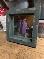 Rechthoekige Spiegel met Houten Frame Pronto, Gebruikt, Vierkant, Ophalen of Verzenden, Minder dan 100 cm