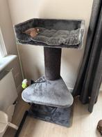 Grote griize RHR quality krabpaal met ligbed, Dieren en Toebehoren, Krabmeubelen, Ophalen, Zo goed als nieuw, Krabpaal