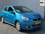 Mitsubishi Space Star 1.0 Intense+-Airco-LageKM-NAP-APK, Voorwielaandrijving, Stof, Gebruikt, Blauw