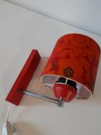 retro oranje wandlamp jaren 70 wandlampje, Huis en Inrichting, Lampen | Wandlampen, Gebruikt, Ophalen of Verzenden