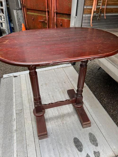 Statafels oud bruin café 3 stuks Hufterproof bieden, Huis en Inrichting, Tafels | Statafels, Ophalen of Verzenden