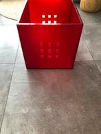 Ikea Kallax lekman  mandje rood, Ophalen, Gebruikt