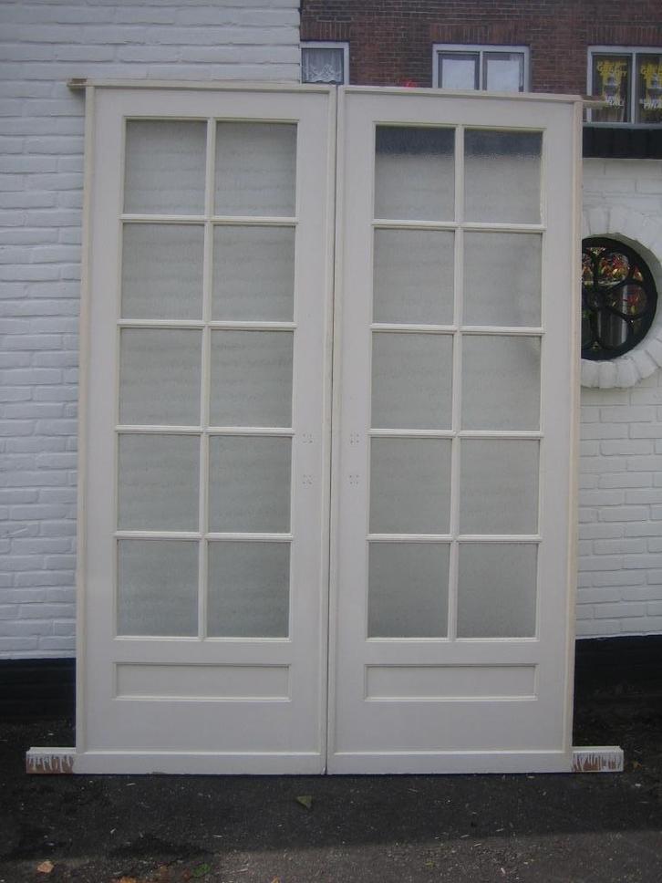 Set Kamer+Suite schuifdeuren 2/10-ruits 2/86 x238,5 cm € 795, Huis en Inrichting, Woonaccessoires | Overige, Gebruikt, Ophalen