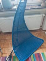 Blauwe Schommelstoel Ikea, Huis en Inrichting, Stoelen, Gebruikt, Blauw, Riet of Rotan, Ophalen of Verzenden