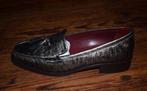 Fred de la Bretoniere printed leather loafer brons - maat 37, Fred de la Bretoniere, Bruin, Nieuw, Ophalen of Verzenden