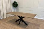 Table du Sud | Massief  Eiken Tafel 200x90 | Tweedekans, Ophalen, 200 cm of meer, 50 tot 100 cm, Zo goed als nieuw