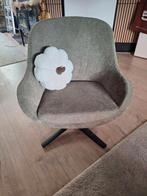 Fauteuil Groen gemeleerd.nooit gebruikt., Nieuw, 75 tot 100 cm, Ophalen of Verzenden, Stof