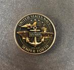 US Navy coin, Verzamelen, Ophalen of Verzenden, Marine, Amerika, Embleem of Badge