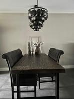 Landelijke oude houten eettafel, Huis en Inrichting, Tafels | Eettafels, Ophalen, Gebruikt, 200 cm of meer, 50 tot 100 cm