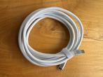 BlueBuilt USB C naar Lightning kabel 3M nylon wit, Ophalen of Verzenden, Nieuw, Apple iPhone