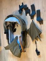 Mutsy reiswieg (olive) met Maxi-cosi adapters en paraplu, Ophalen, Zo goed als nieuw, Mutsy