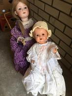 Poppen antiek Poppenwagen en Poppenstoeltje, Verzamelen, Poppen, Ophalen, Zo goed als nieuw, Pop