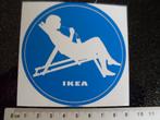sticker ikea logo strandstoel drinken luieren, Verzenden, Zo goed als nieuw, Bedrijf of Vereniging