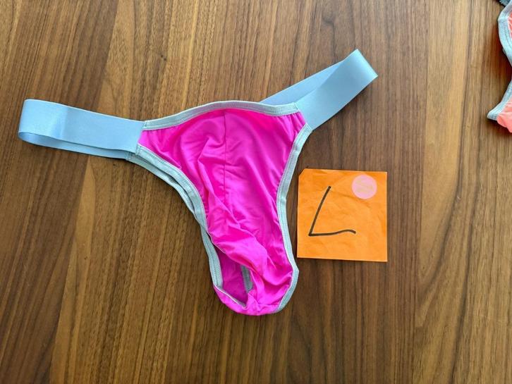 lycra herenstring, maat L roze, string, Kleding | Heren, Ondergoed, Slip, Roze, Ophalen of Verzenden