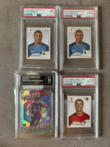 Panini PSA10 Mbappe, Ronaldo Yamal beschikbaar voor biedingen