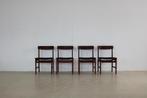 Vintage eetkamerstoelen | stoelen | jaren 60 | deens, Huis en Inrichting, Stoelen, Gebruikt, Bruin, ., Ophalen of Verzenden