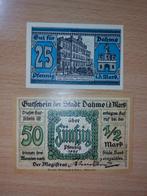 Duits Notgeld Dahme Noodgeld, Postzegels en Munten, Bankbiljetten | Europa | Niet-Eurobiljetten, Duitsland, Ophalen of Verzenden